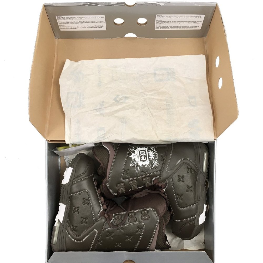 NEW Burton Shaun White Mens Snowboard Boots!  Size 6 Euro 38  Brown White Detail